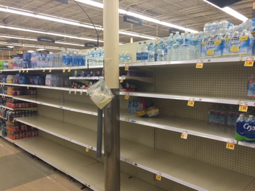 Bottle water shortage